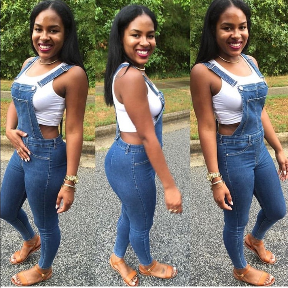 Denim jumpsuit/overalls